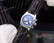 Fake Breitling Chronomat Watches White Dial Black Leather Strap (3)_th.jpg